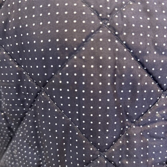 Cambridge Navy Blue Quilted Vest Sz Large Zip Front Lightweight Layering Jacket - Picture 9 of 10